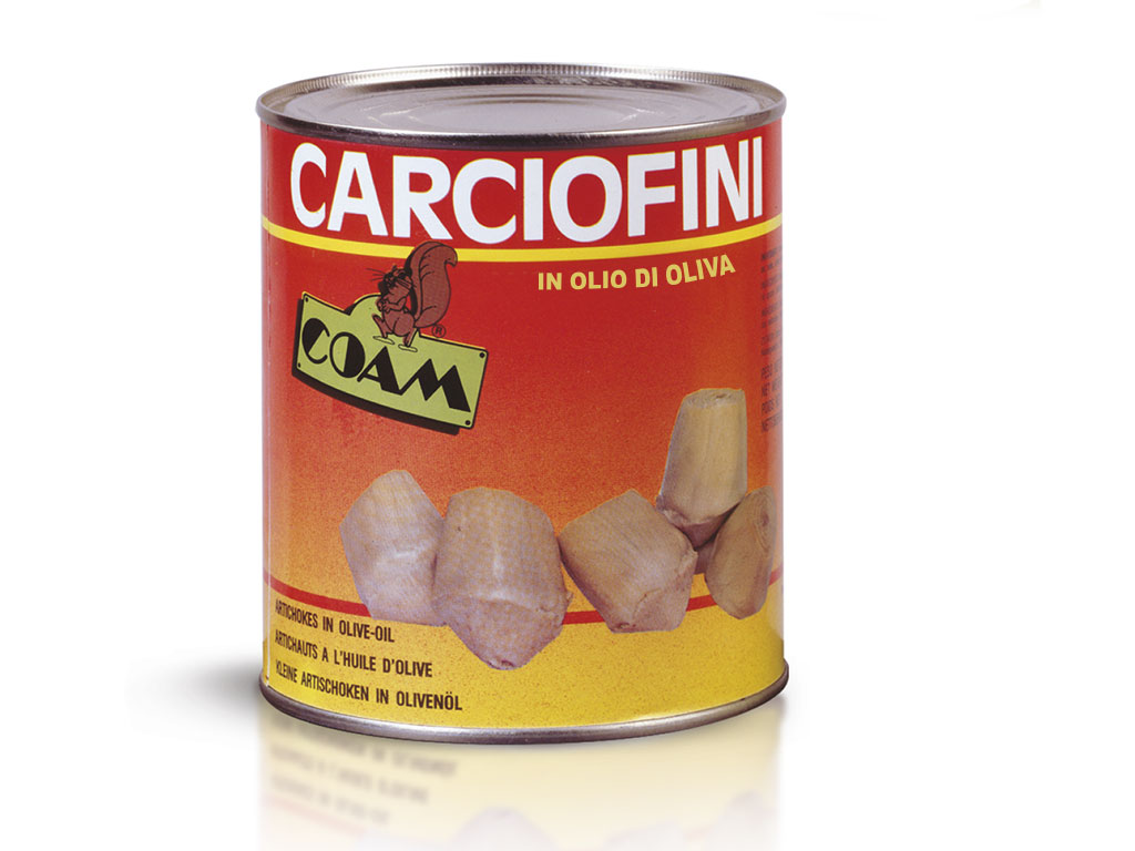 Scatola di Carciofini Tradizionali normali in olio di oliva